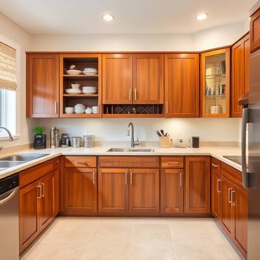 Kitchen featuring custom cabinetry and a clutter-free countertop